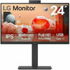 LG 24BA850-B 23.8 100HZ FHD (1920x1080) MONITOR WEBCAM HDMI DP USB-C RJ45 KVM HAS SPK 3YEARS WARRANTY