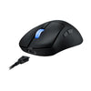 ASUS ROG Keris II Ace ultralight 54-gram pro gaming mouse Tri-mode connectivity Black color tone support up to 4000Hz polling rate in wireless mode and up to 8000 Hz polling rate in wired mode