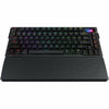 ROG Azoth Extreme customizable 75 gaming keyboard featuring a full aluminium alloy chassis carbon fibre positioning extended wrist rest 2.4 GHz SpeedNova tech SNOW Switch
