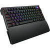 ROG Azoth Extreme customizable 75 gaming keyboard featuring a full aluminium alloy chassis carbon fibre positioning extended wrist rest 2.4 GHz SpeedNova tech SNOW Switch