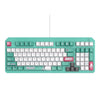ASUS TUF Gaming K3 Gen II Hatsune Miku Edition Optical-Mechanical RGB keyboard with IP57 waterproof and dust resistance compact 98-key layout silicone gasket mount and dampening foam