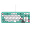 ASUS TUF Gaming K3 Gen II Hatsune Miku Edition Optical-Mechanical RGB keyboard with IP57 waterproof and dust resistance compact 98-key layout silicone gasket mount and dampening foam